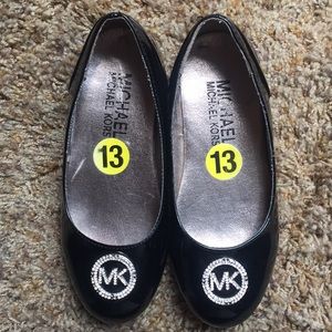 Michael Kors patent leather girls shoes